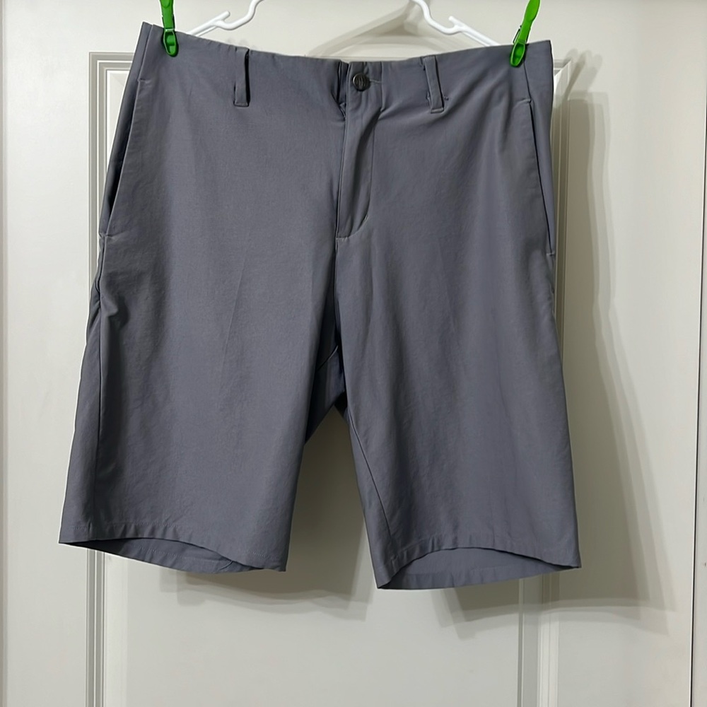 Adidas. Men’s. Gray. Golf Shorts. Size 32. Great Condition.